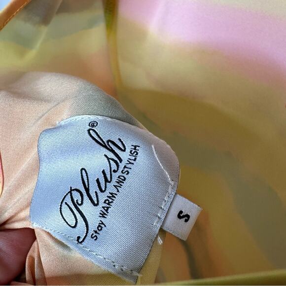 PLUSH Watercolor Sunset Maxi Dress NWT in Small - Picture 2 of 6